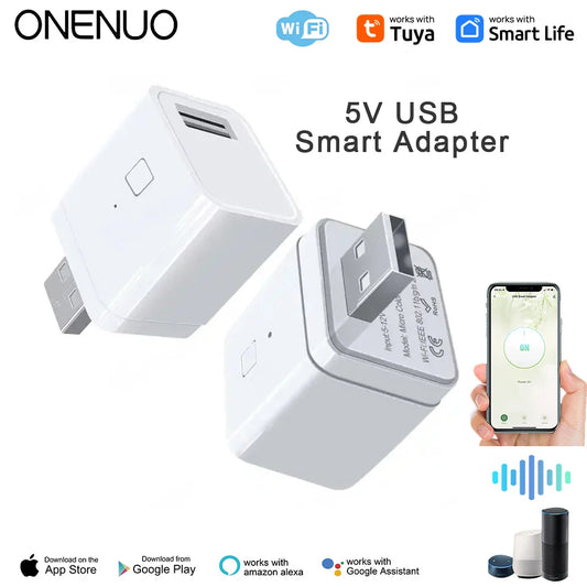 ONENUO Tuya Smart Micro USB Adapter Switch 5V
