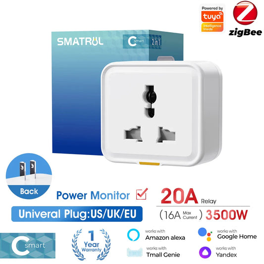 Wifi LED Ceiling Light & Tuya Zigbee Smart Plug
