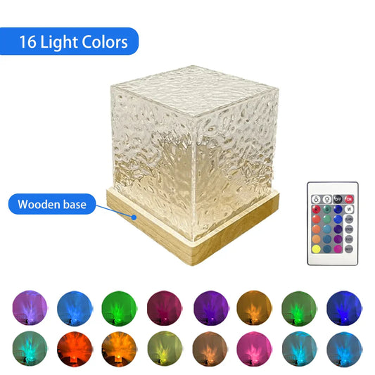 Water Ripple Projector Night Light