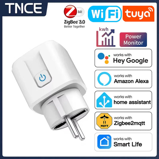 TNCE TUYA Smart Plug WiFi or Zigbee 3.0