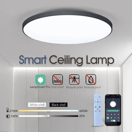 Smart Dimmable LED Ceiling Lamp