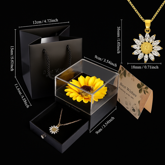Sunflower Necklace  ® Infinity Gear